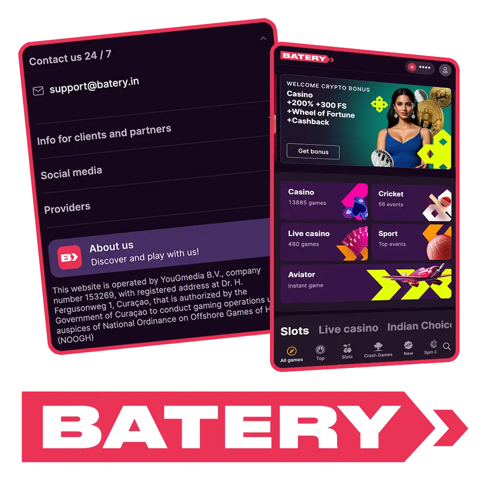 Contact the Batery team for assistance and questions.