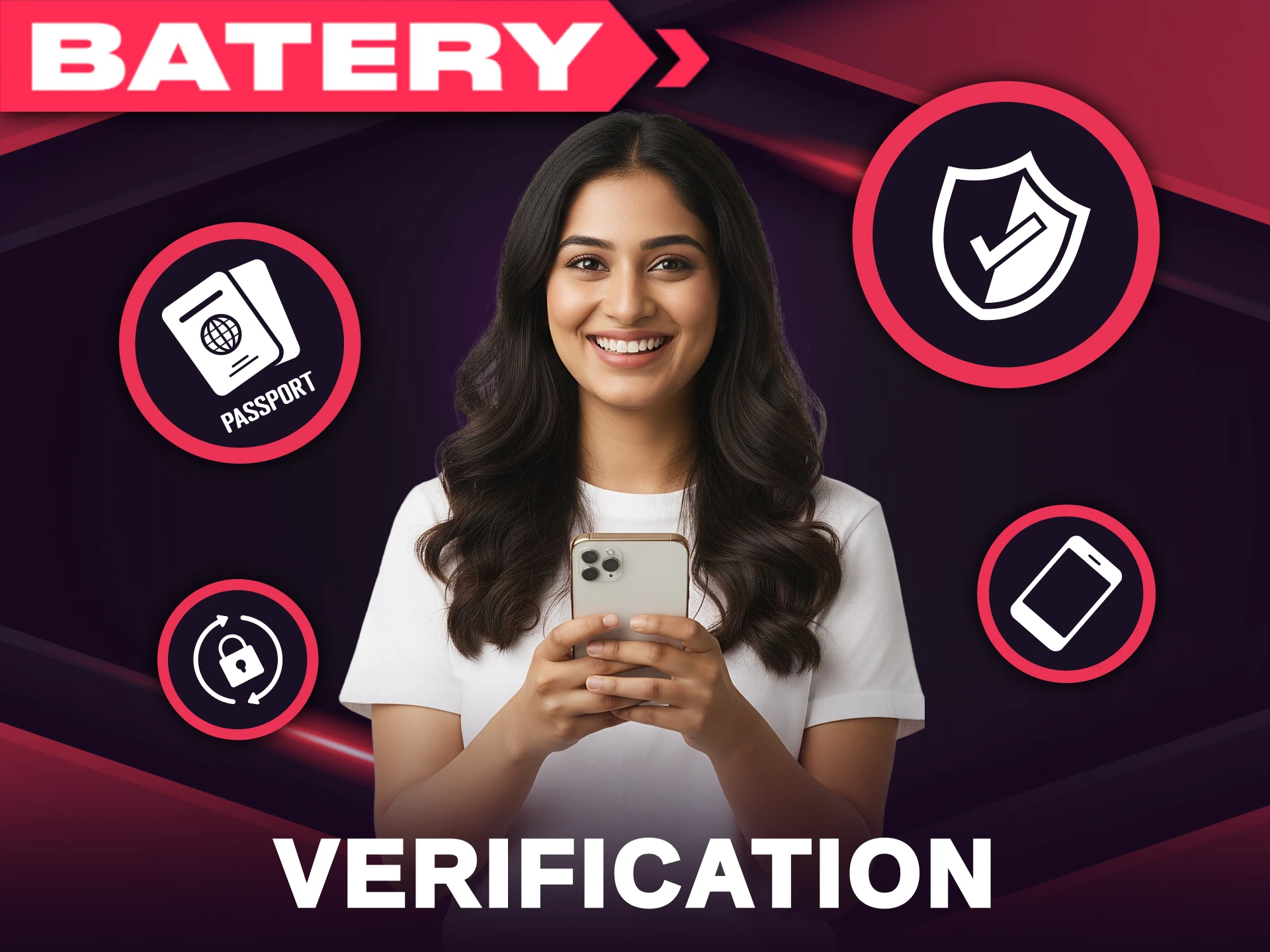 Verify your Batery account for complete security.