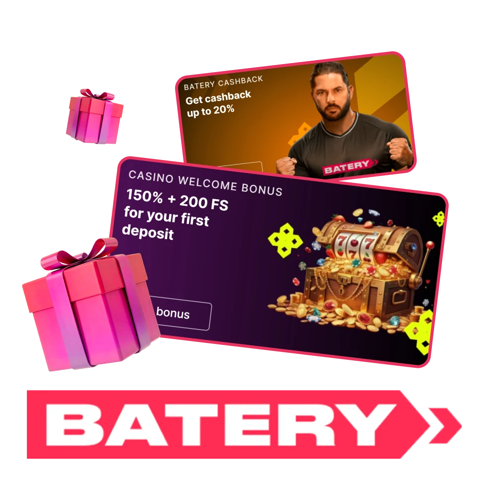 Claim your welcome bonus and boost your start on Batery.