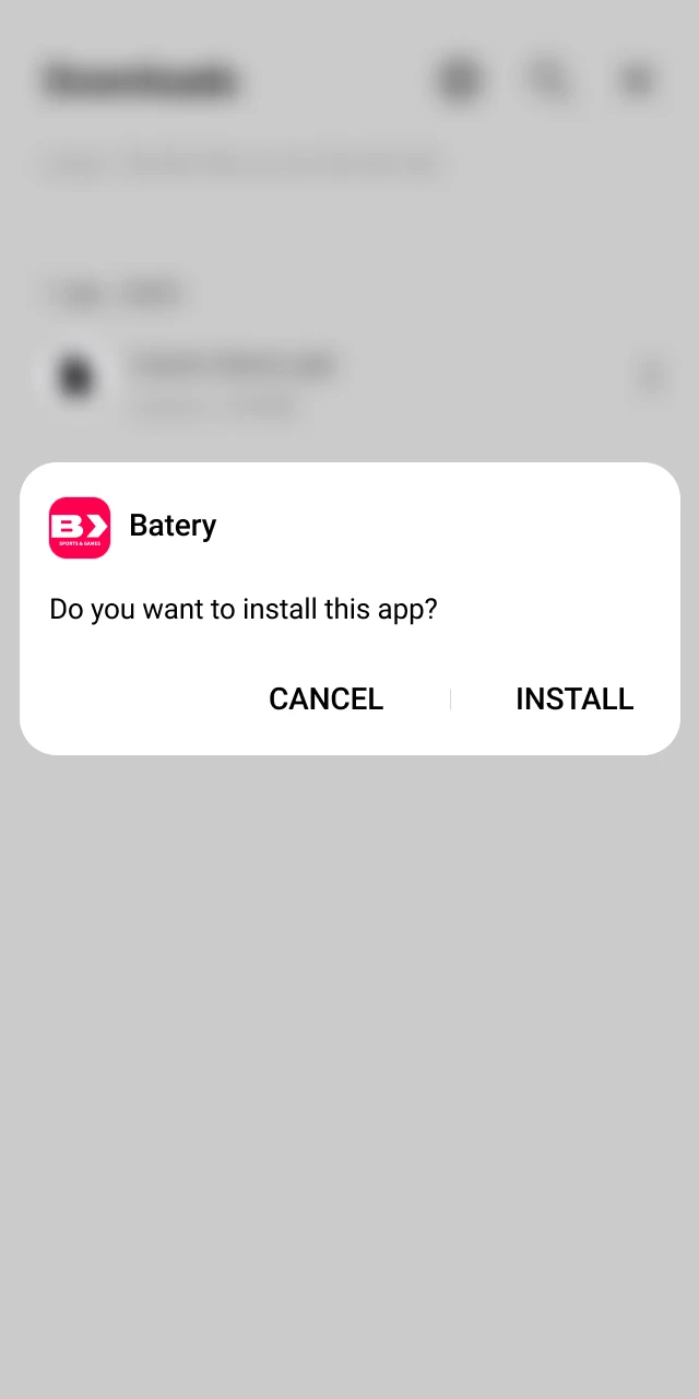 Run the Batery Android installer to complete the setup.